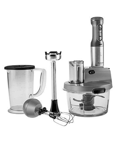 Karaca Mastermaid Prosteel Cam Mutfak Robotu Uzun Blender Ayaklı 6 Bıçaklı 2500 W Galaxy Grey