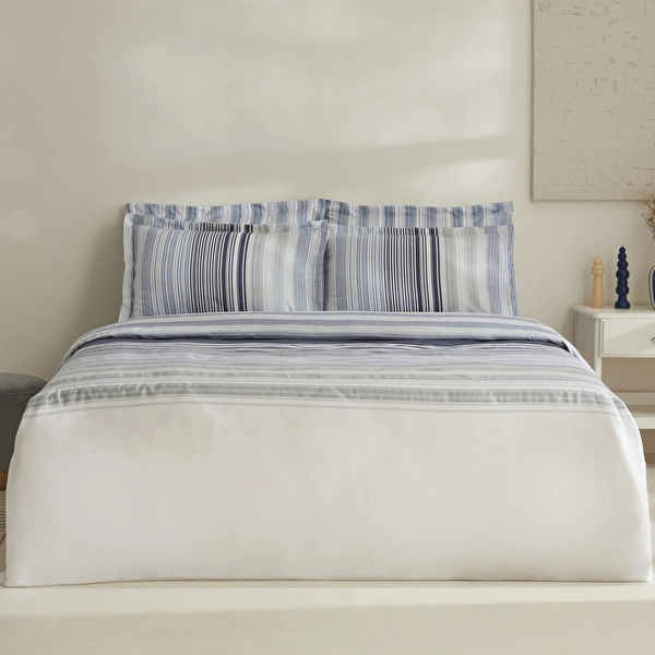Karaca Home Nolan %100 Pamuk Çift Kişilik Nevresim Takımı Multicolor  görseli 1