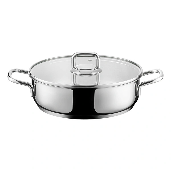 Emsan Gourmet Çelik Pilav/Karnıyarık Tenceresi 24 cm görseli 1