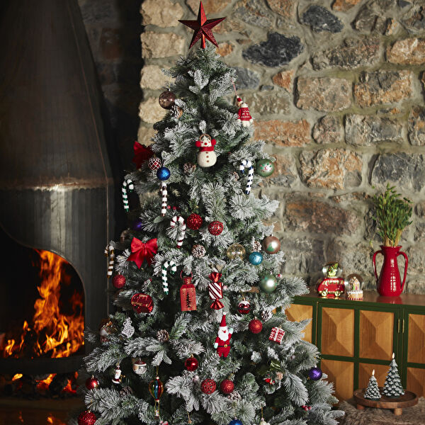 Karaca Home New Year Yılbaşı Çam Ağacı 210 cm  görseli 1