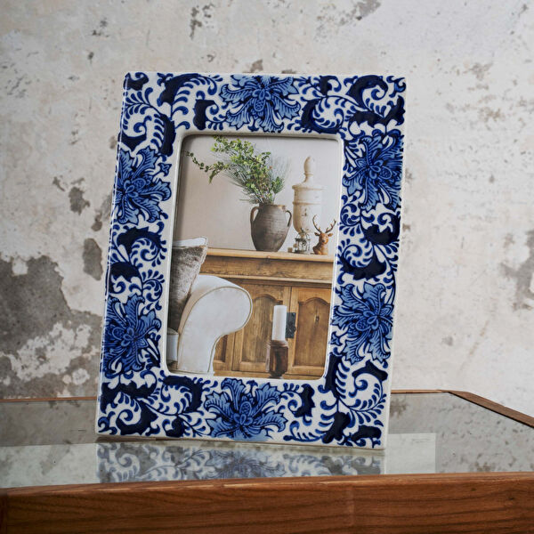 Blue White Lora Çerçeve 10x15 cm - Karaca 2 Al 1 Öde