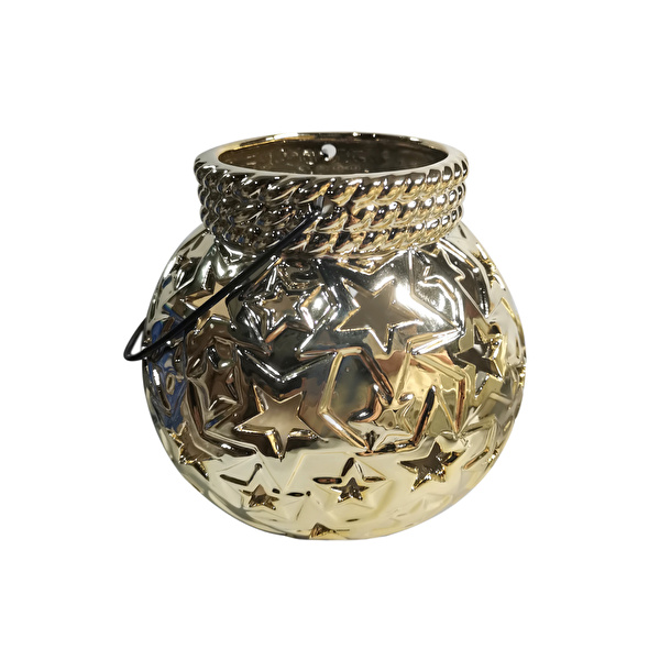 Karaca Home Star Mumluk Gold 14x14 cm görseli 1