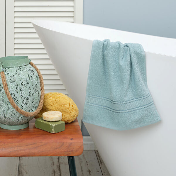 Karaca Home Daily Soft %100 Pamuk El Havlusu 30x50 cm Petrol görseli 1