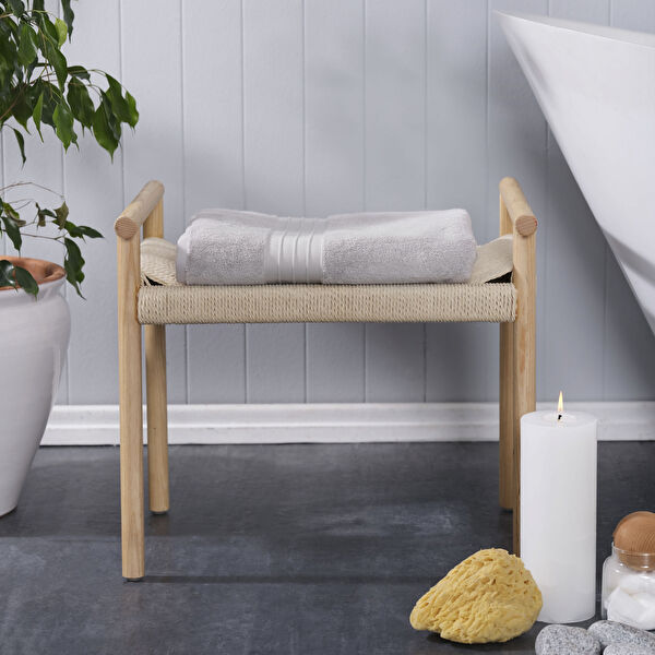 Karaca Home Aquasoft %100 Pamuk Banyo Havlusu 85 cm x 150 cm Gri  görseli 1