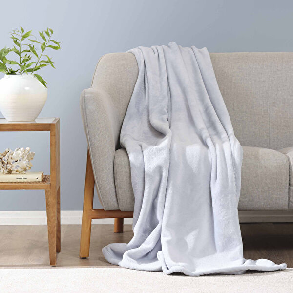 Karaca Home Fiona İndigo Wellsoft Tv Battaniyesi görseli 1