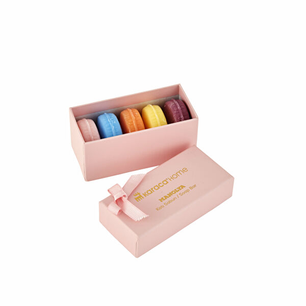 Karaca Home Macaron 5li Sabun Seti Manolya  görseli 1