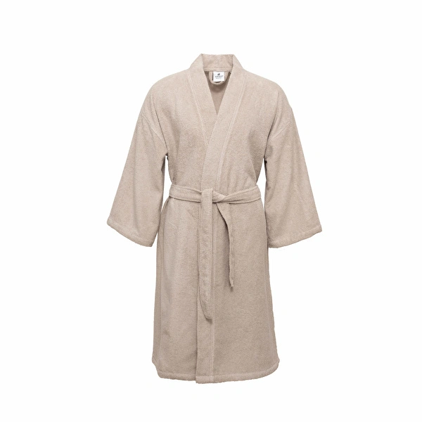 Karaca Home Tokyo Vizon Relax %100 Pamuk Bornoz L/XL görseli 1