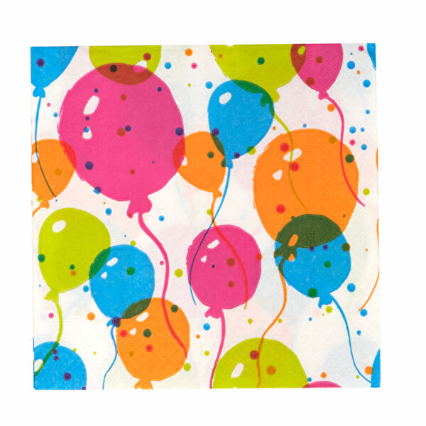 Baloon Kağıt Peçete 20'li 33x33 cm - Karaca 2 Al 1 Öde