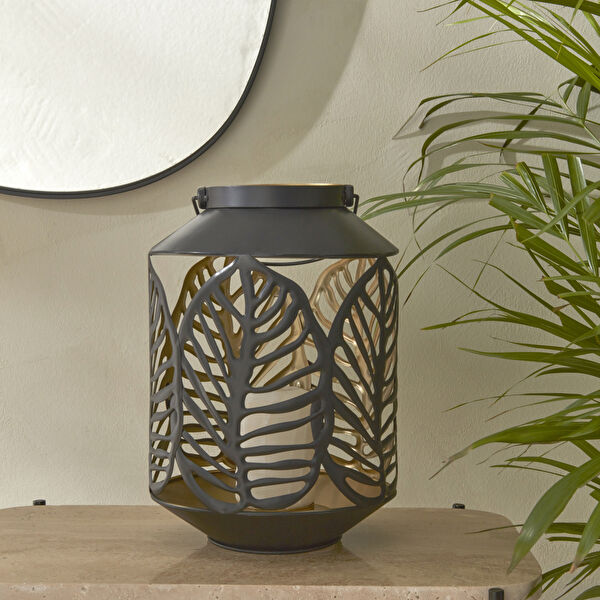 Karaca Home Timber Mumluk 18x18x26  cm Siyah görseli 1