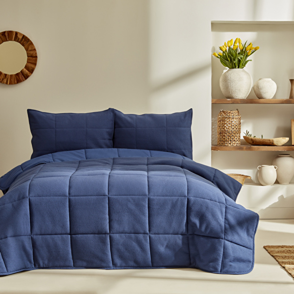 Karaca Home Muse Tek Kişilik Spring Comfort Set Lacivert | Karaca Home