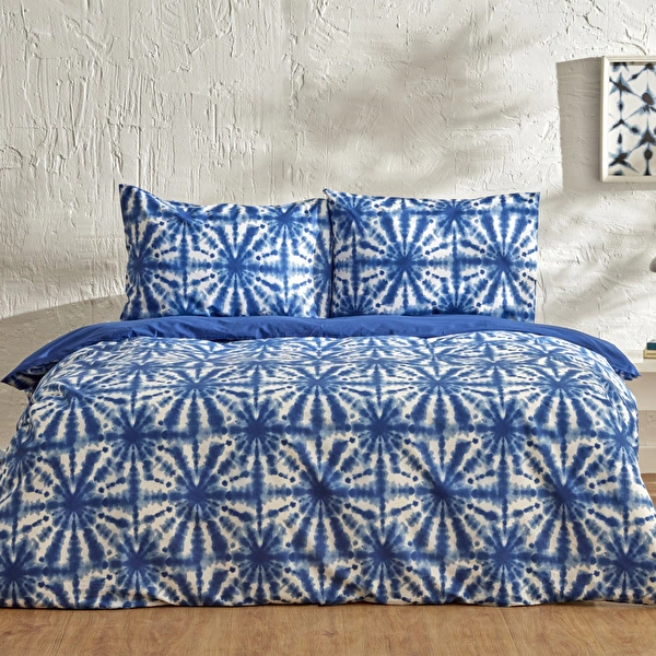 Karaca Home Denim Sanchez Tek Kişilik Nevresim Takımı Mavi görseli 1