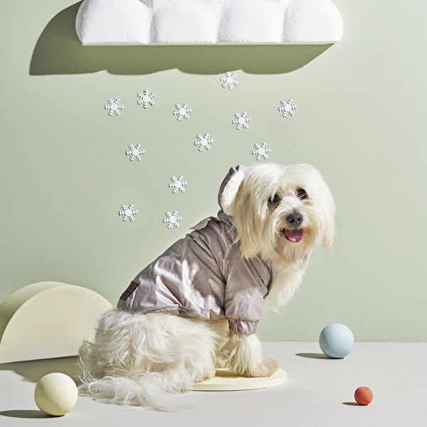 X Pati Buffy Köpek Mont Bej 2XL Beden - Karaca Karaca 2 Al 1 Öde