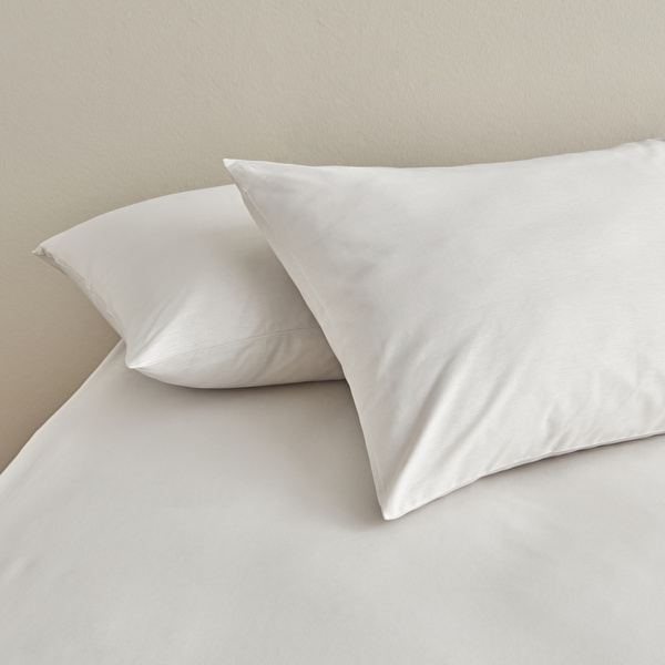 2'li Yastık Kılıfı  Açık Gri 50x70 cm - Karaca 2 Al 1 Öde
