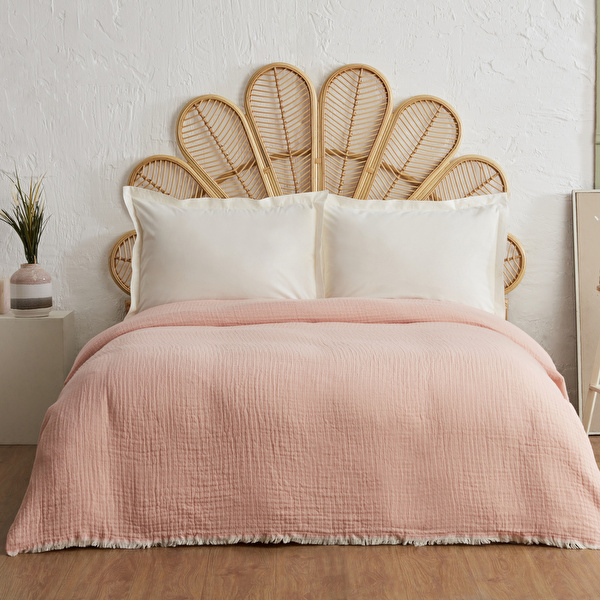 Karaca Home Perles Çift Kişilik Müslin Pike Yavruağzı görseli 1
