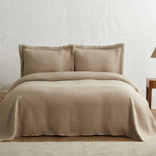Karaca Home Corner Çift Kişilik Yatak Örtüsü Seti Bej görseli 1