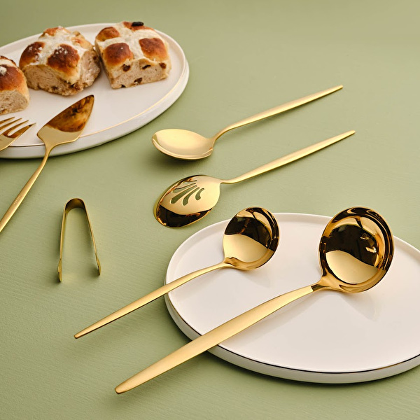 Karaca Orion 7 Parça Shine Gold Servis Seti Kutulu | Cookplus