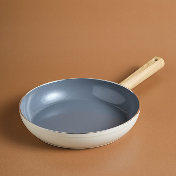 Karaca x Refika Swiss Crystal Creamy Wood Tava 26 cm görseli 1