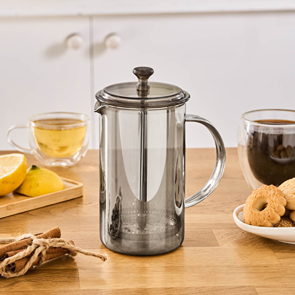 Karaca Alina French Press Gri 600 ml görseli 1