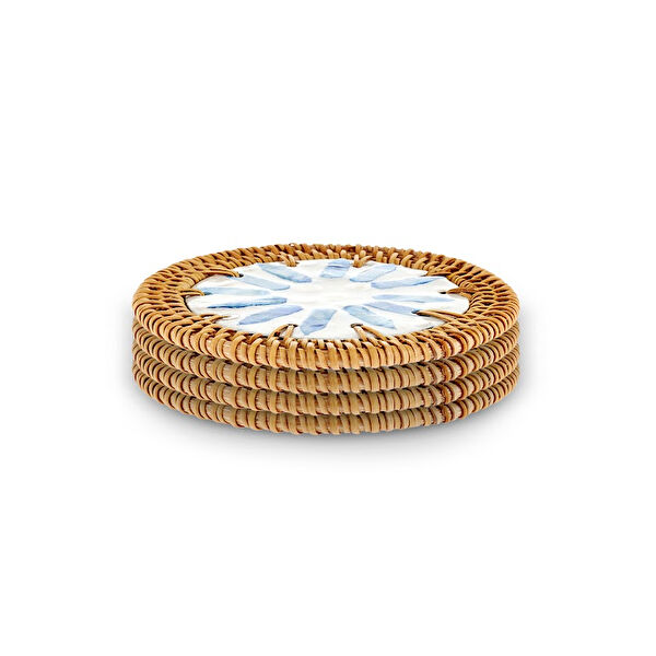 Erica 4'lü Set Bardak Altlığı 12 cm - Karaca 2 Al 1 Öde