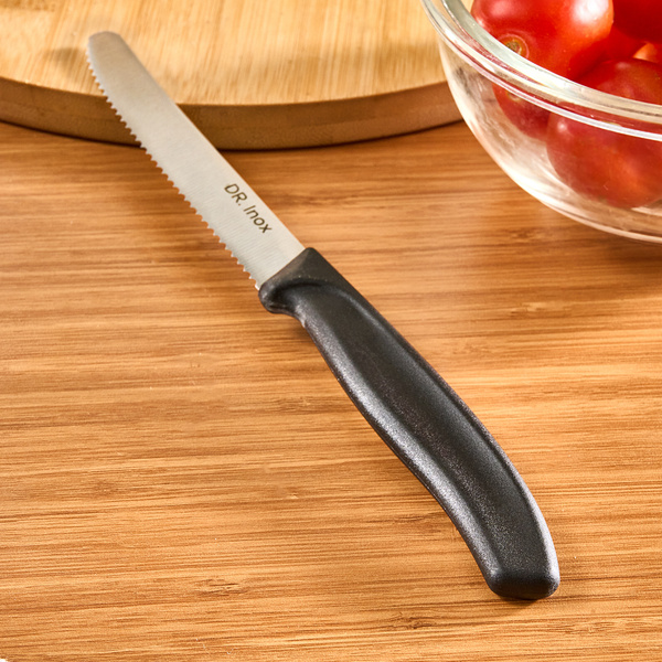 Dr. Inox Domates Bıçağı Siyah 22 cm görseli 1