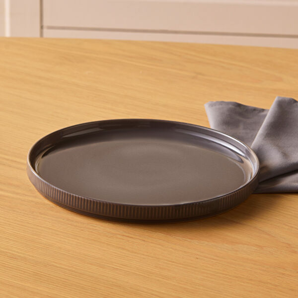 Massimo Pasta Tabağı Antrasit  21 cm - Karaca 2 Al 1 Öde