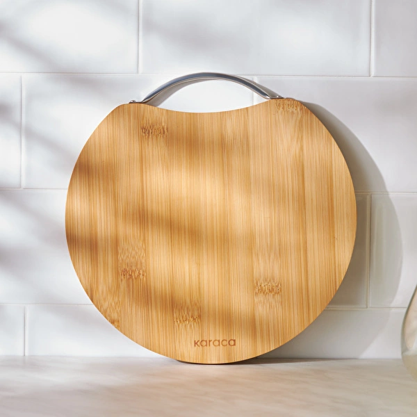 Karaca Owen Round Small Bambu Kesme Tahtası görseli 1