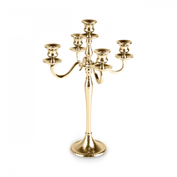 Karaca Home Rena 5'li Şamdan Gold 45x30 Cm görseli 1