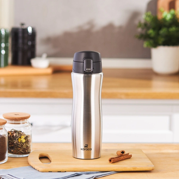 Karaca Jüpıter Inox Çelik Sızdırmaz Termos 500 ml görseli 1