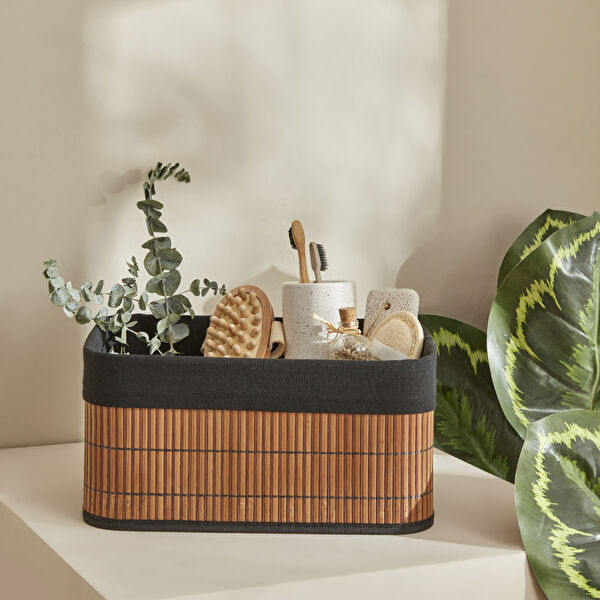 Karaca Home Gillina Bambu Organizer 32x22x16 cm görseli 1