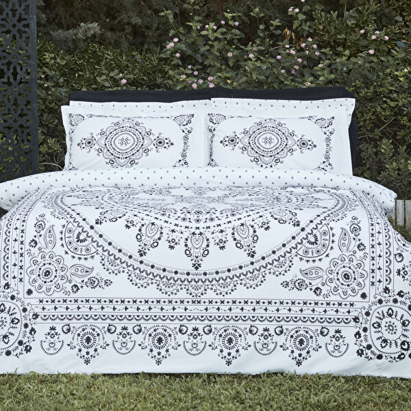 Karaca Home Orian Çift Kişilik Nish Set Siyah görseli 1