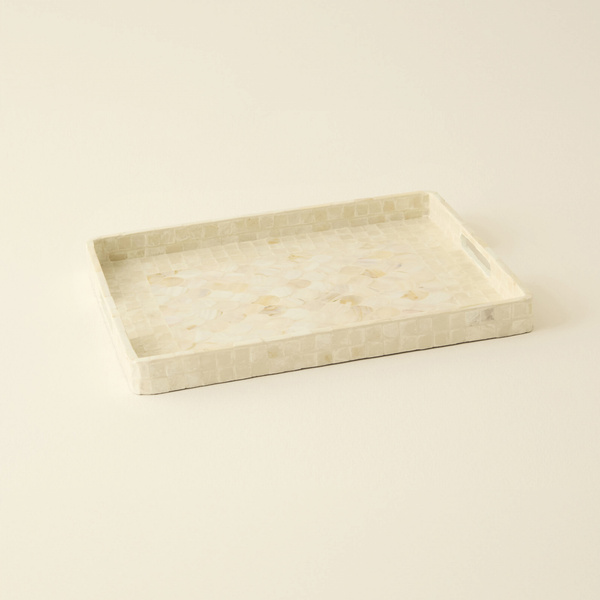 Karaca Home Carrie Dekoratif Tepsi 39x29 5x3.5 cm görseli 1