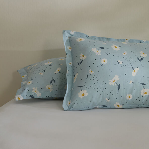 Karaca Home Daisy 2'li Yastık Kılıfı Mint görseli 1