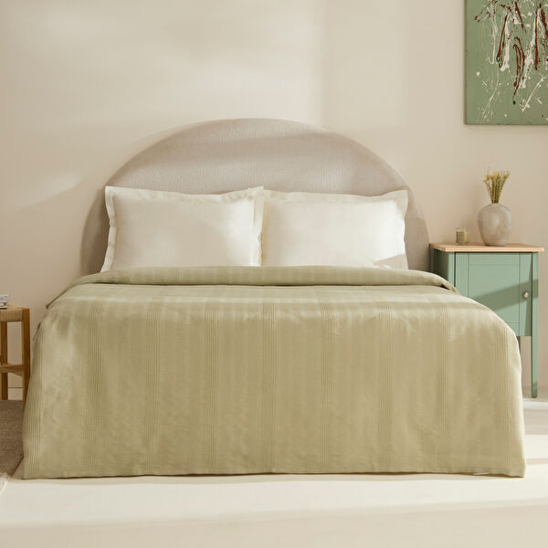 Karaca Home Layna Ecocell Çift Kişilik Tek Pike Yeşil görseli 1