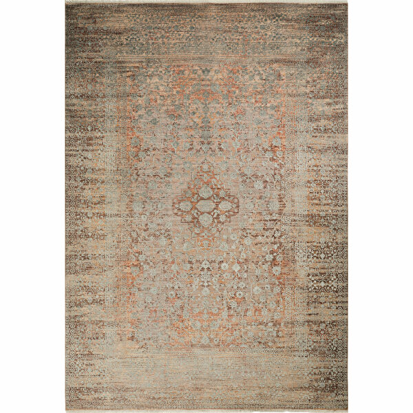 Kaşmir Halı Viskon Limited Edessa Gray 200x290 cm görseli 1