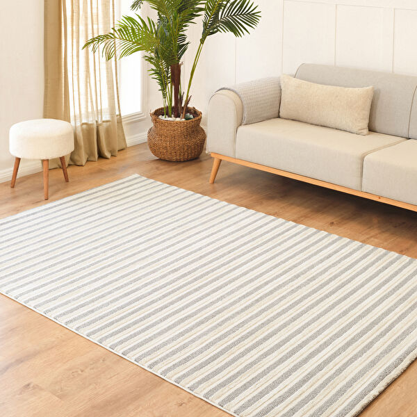 Kaşmir Halı 7/24 Sahara Emma Gri 160x230 cm görseli 1