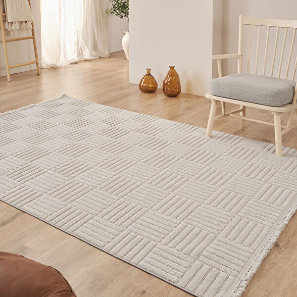 Kaşmir Halı İskandinav Maja Gray 50x80 cm görseli 1