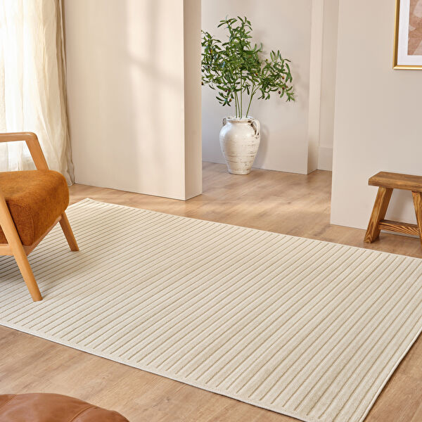 Kaşmir Halı İskandinav Tyra White 200x290 cm görseli 1