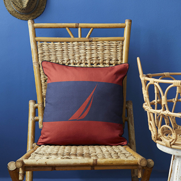 Nautica Home Sail Kırmızı İç Dolgulu Kırlent görseli 1