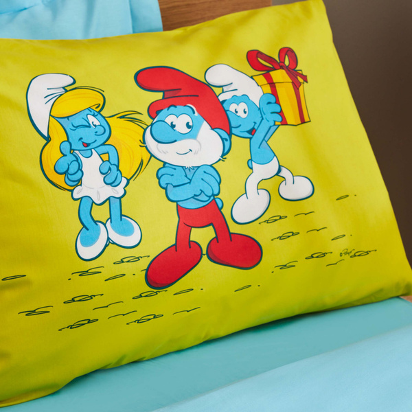 Karaca Home Smurfs By Mushroom Village Tek Kişilik Nevresim Takımı