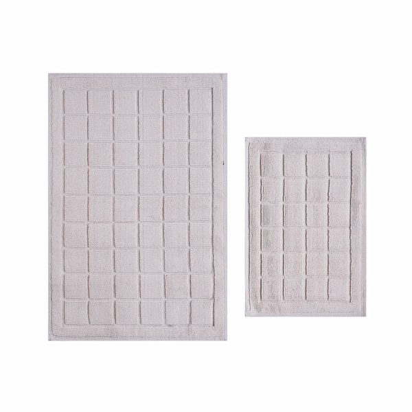 Kaşmir Home Andrea İkili Paspas Ekru 60x90 cm-40x60 cm görseli 1