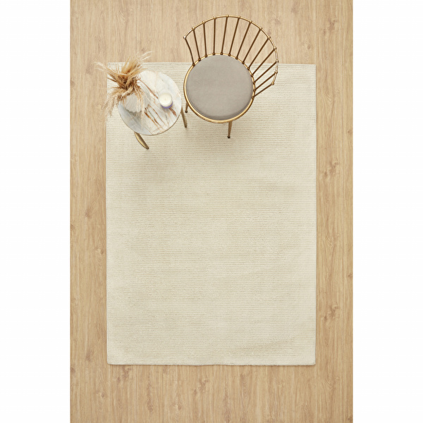 Kaşmir Halı 7/24 Dört Mevsim Coconut Beyazı 160x230 cm görseli 1