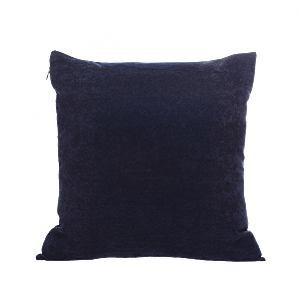 Kaşmir Home 7/24 Rainbow Kırlent İçi Dolgulu Koyu Lacivert 45x45 cm görseli 1