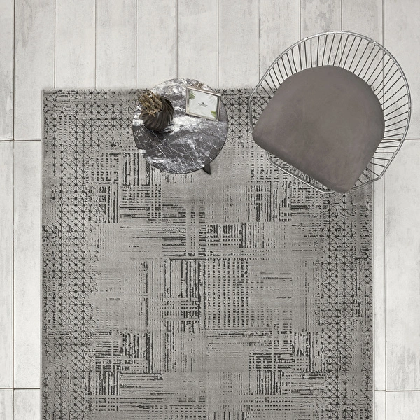 Kaşmir Halı 7/24 Noble Harley Gray 160x230 cm görseli 1