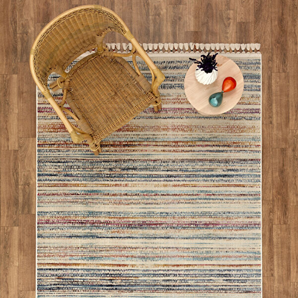 Kaşmir Halı 7/24 Kilim ve Jüt  Meşe 160x230 cm görseli 1