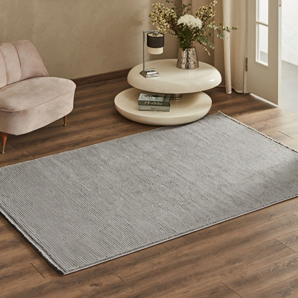 Kaşmir Halı 7/24 Dört Mevsim Gri 120x180 cm görseli 1