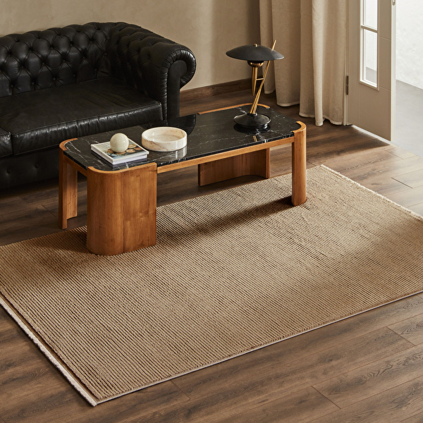 Kaşmir Halı 7/24 Dört Mevsim Bej 160x230 cm görseli 1