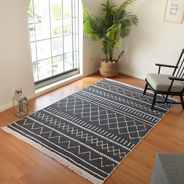 Kaşmir Halı 7/24 Kilim Jüt Alter 120x180 cm görseli 1