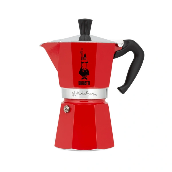 Bialetti Moka Pot Express Kırmızı 6 Cup görseli 1