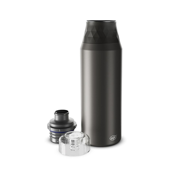 Alfi Bottle Endless Caviar Paslanmaz Çelik Şişe Mat Siyah görseli 1