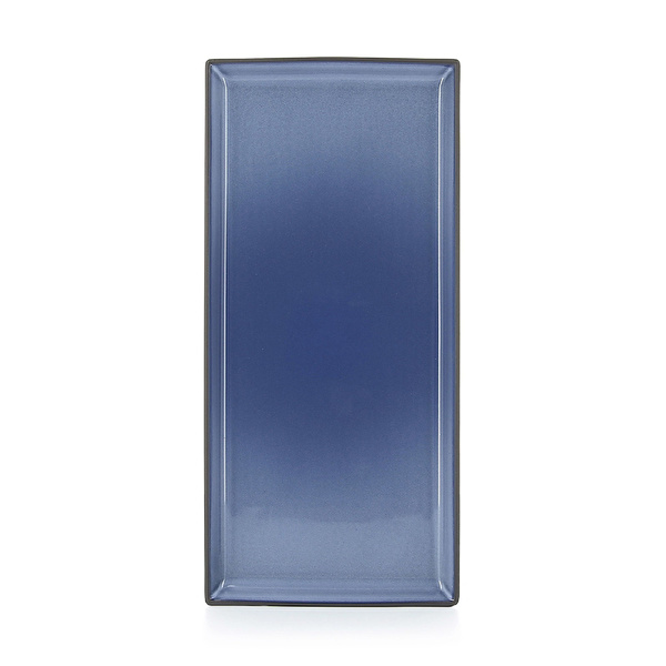Revol Equinoxe Dikdörtgen Tabak 32,5 cm x 15 cm Mavi görseli 1